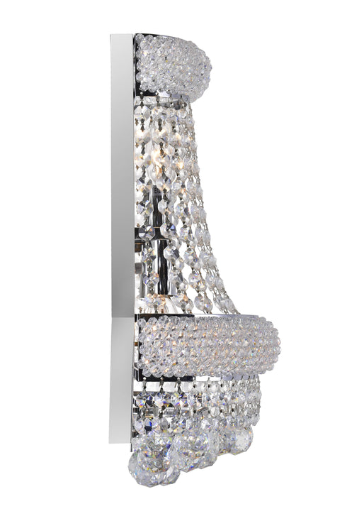 CWI Lighting Empire 3 Light Wall Sconce With Chrome Finish Model: 8001W12C-B