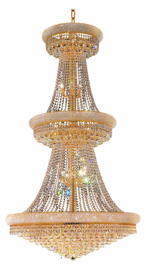 CWI Lighting Empire 32 Light Down Chandelier With Chrome Finish Model: 8001P30C