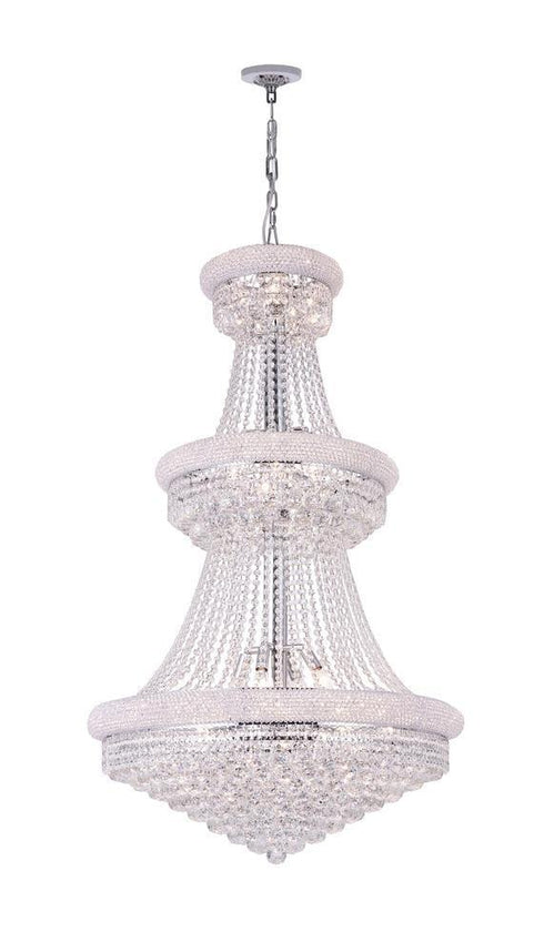 CWI Lighting Empire 32 Light Down Chandelier With Chrome Finish Model: 8001P30C
