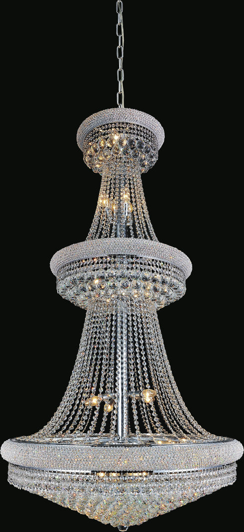 CWI Lighting Empire 34 Light Down Chandelier With Chrome Finish Model: 8001P36C