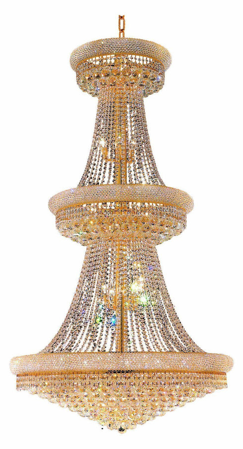 CWI Lighting Empire 34 Light Down Chandelier With Chrome Finish Model: 8001P36C