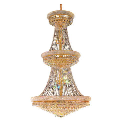 CWI Lighting Empire 38 Light Down Chandelier With Chrome Finish Model: 8001P42C