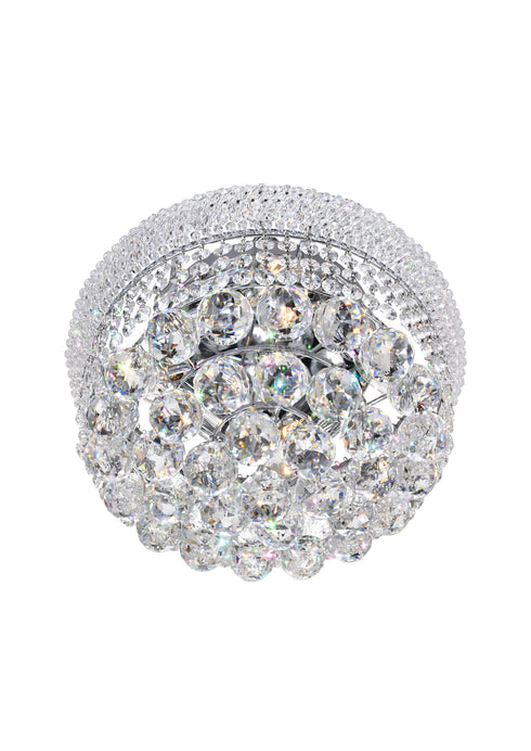 CWI Lighting Empire 4 Light Flush Mount With Chrome Finish Model: 8001C14C