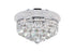 CWI Lighting Empire 4 Light Flush Mount With Chrome Finish Model: 8001C14C