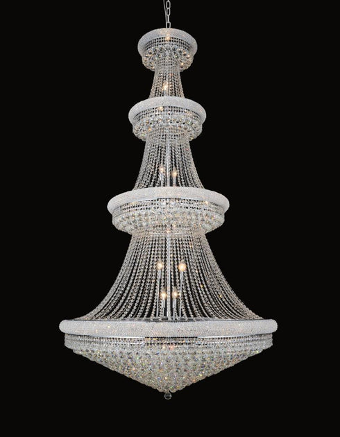 CWI Lighting Empire 42 Light Down Chandelier With Chrome Finish Model: 8001P50C