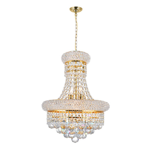 CWI Lighting Empire 6 Light Chandelier With Gold Finish Model: 8001P14G