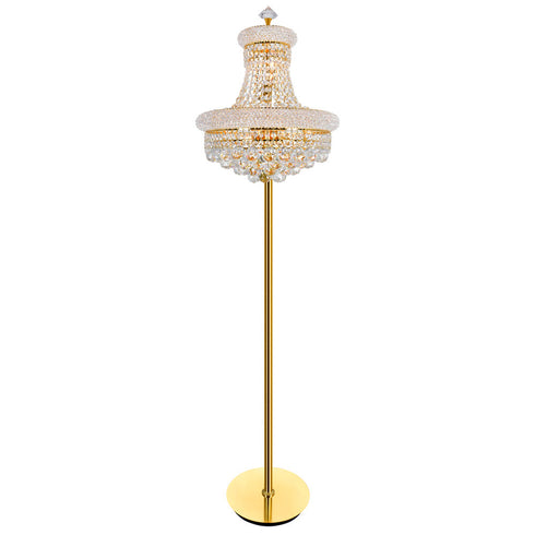CWI Lighting Empire 8 Light Floor Lamp With Chrome Finish Model: 8001F18C