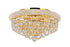 CWI Lighting Empire 8 Light Flush Mount With Chrome Finish Model: 8001C20C