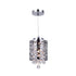 CWI Lighting Eternity 1 Light Drum Shade Mini Pendant With Chrome Model: 5008P6ST