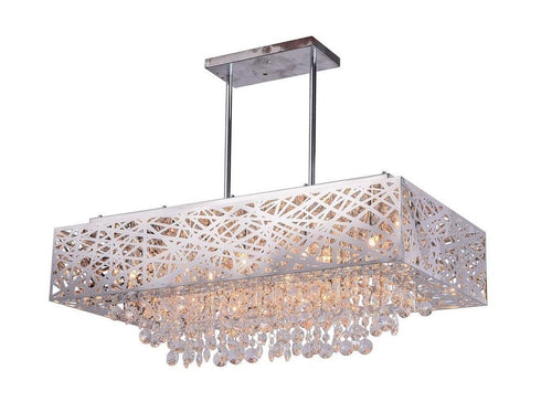 CWI Lighting Eternity 12 Light Chandelier With Chrome Finish Model: 1032P31-12-601-RC