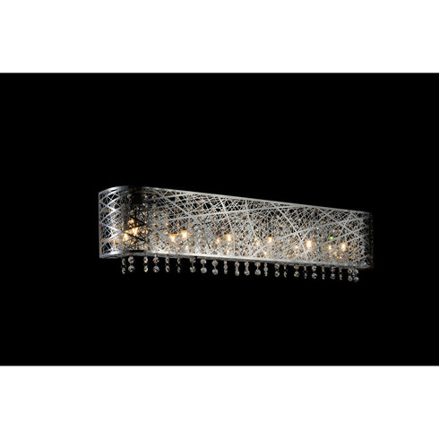 CWI Lighting Eternity 6 Light Vanity Light With Chrome Finish Model: 5008W32ST-O
