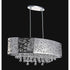 CWI Lighting Eternity 8 Light Drum Shade Chandelier With Chrome Model: 5008P32ST-O