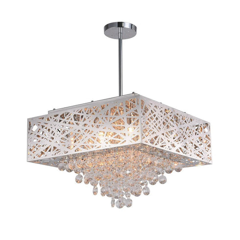 CWI Lighting Eternity 9 Light Chandelier With Chrome Finish Model: 1032P18-9-601-S
