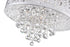 CWI Lighting Eternity 9 Light Drum Shade Chandelier With Chrome Model: 5008P22ST-R