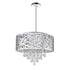 CWI Lighting Eternity 9 Light Drum Shade Chandelier With Chrome Model: 5008P22ST-R