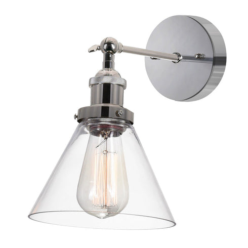 CWI Lighting Eustis 1 Light Wall Sconce With Polished Model: 9735W7-1-613