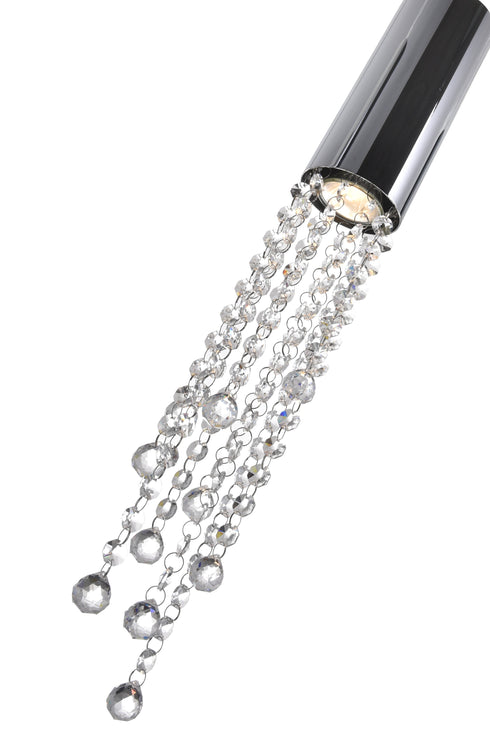 CWI Lighting Extended 5 Light Multi Light Pendant With Chrome Model: 5081P40C-RC