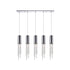 CWI Lighting Extended 5 Light Multi Light Pendant With Chrome Model: 5081P40C-RC
