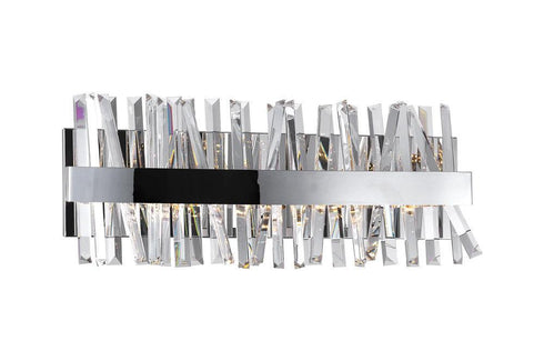 CWI Lighting Faye LED Wall Sconce With Chrome Finish Model: 1086W24-601