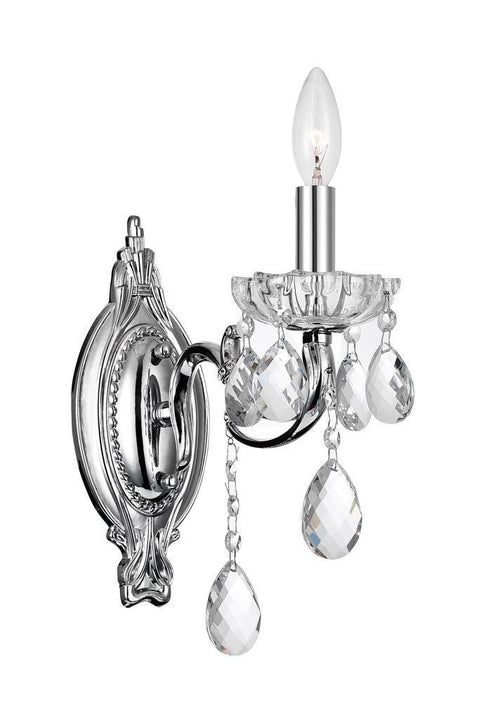 CWI Lighting Flawless 1 Light Wall Sconce With Antique Brass Finish Model: 2016W5AB-1