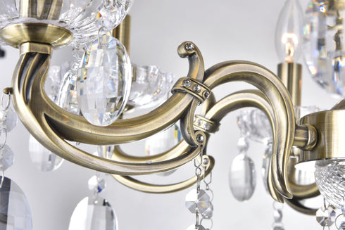 CWI Lighting Flawless 10 Light Up Chandelier With Chrome Model: 2016P37C-10