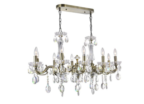 CWI Lighting Flawless 10 Light Up Chandelier With Chrome Model: 2016P37C-10