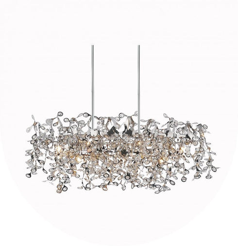CWI Lighting Flurry 7 Light Down Chandelier With Chrome Finish Model: 5630P37C-O