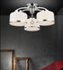 CWI Lighting Frosted 3 Light Drum Shade Flush Mount With Chrome Model: 5479C24C-3