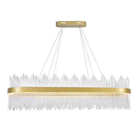 CWI Lighting Genevieve LED Chandelier With Medallion Gold Model: 1063P47-169-RC