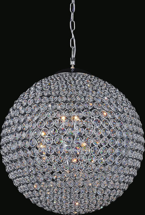 CWI Lighting Globe 26 Light Chandelier With Chrome Finish Model: QS8353P40C