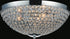 CWI Lighting Globe 4 Light Bowl Flush Mount With Chrome Finish Model: QS8357C16C