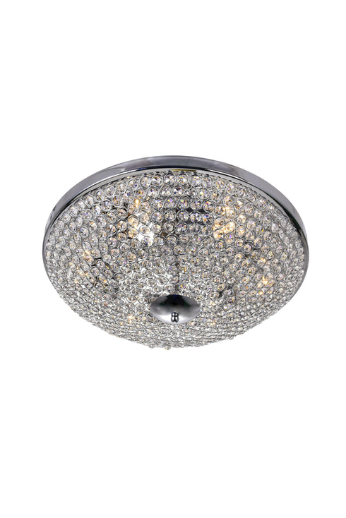 CWI Lighting Globe 6 Light Bowl Flush Mount With Chrome Finish Model: QS8357C20C