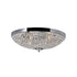 CWI Lighting Globe 6 Light Bowl Flush Mount With Chrome Finish Model: QS8357C20C