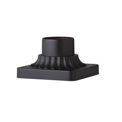 CWI Lighting Granville 3.25 Inch Black Pier Mount Base Model: 0412B