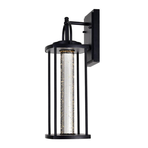 CWI Lighting Greenwood LED Outdoor Black Wall Lantern Model: 0407W7-1-101-A