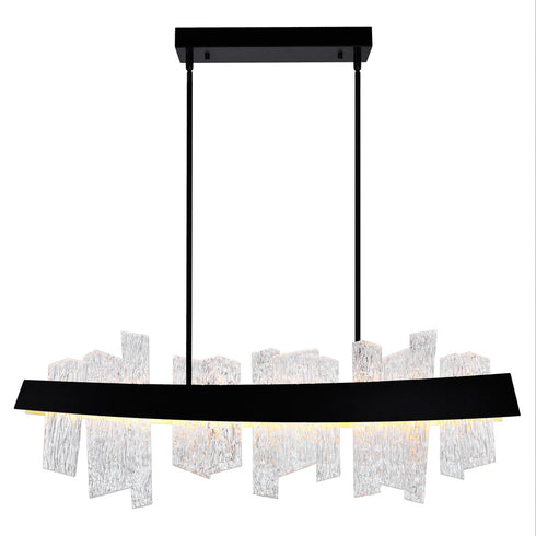 CWI Lighting Guadiana 39 Inch LED Black Chandelier Model: 1246P39-101