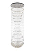 CWI Lighting Hallway 18 Light Flush Mount With Chrome Finish Model: 6630C35C