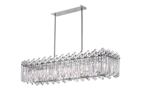 CWI Lighting Henrietta 10 Light Chandelier With Chrome Finish Model: 1065P47-10-601-RC