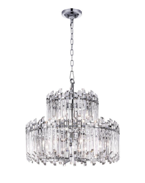 CWI Lighting Henrietta 12 Light Chandelier With Chrome Finish Model: 1065P28-12-601
