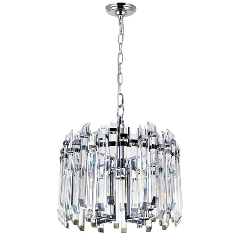 CWI Lighting Henrietta 4 Light Chandelier With Chrome Finish Model: 1065P16-4-601