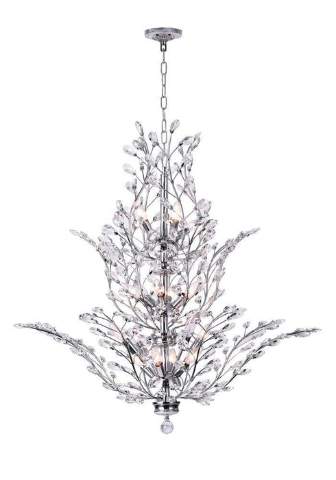 CWI Lighting Ivy 18 Light Chandelier With Chrome Finish Model: 5206P40C
