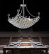 CWI Lighting Jasmine 8 Light Down Chandelier With Chrome Finish Model: 8041P20C-S