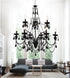 CWI Lighting Keen 9 Light Up Chandelier With Black Finish Model: 5095P32B-9