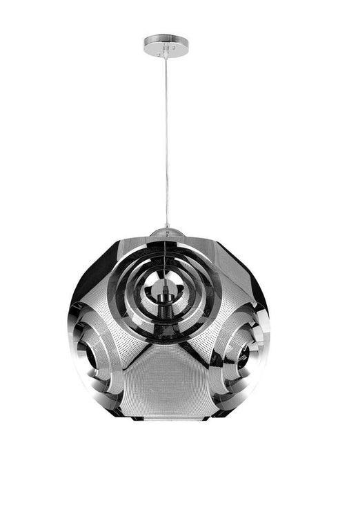 CWI Lighting Kingsley 1 Light Pendant With Chrome Finish Model: 1098P15-1-601