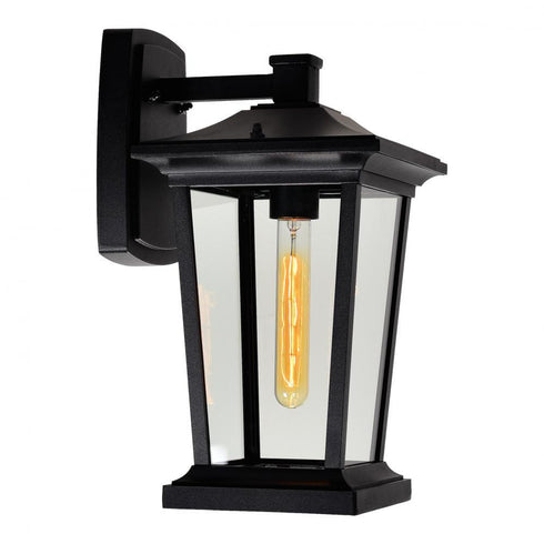 CWI Lighting Leawood 1 Light Black Outdoor Wall Light Model: 0413W8-1-101
