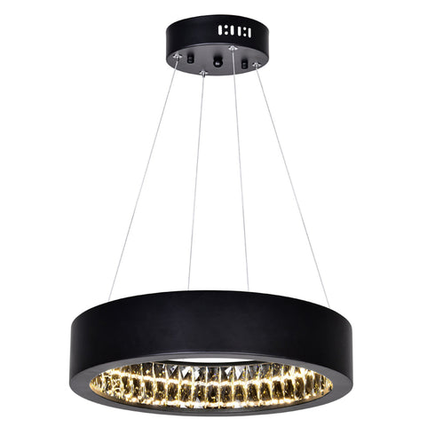 CWI Lighting LED Chandelier With Matte Black Finish Model: 1040P16-101