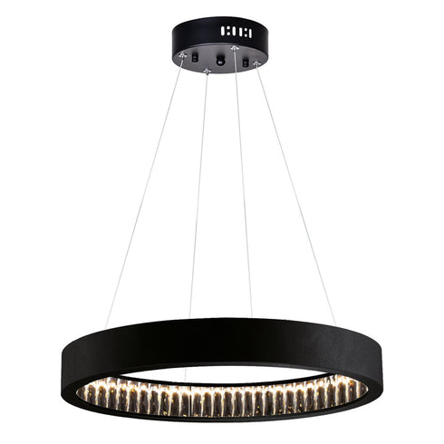 CWI Lighting LED Chandelier With Matte Black Finish Model: 1040P26-101
