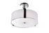 CWI Lighting Lucie 3 Light Drum Shade Chandelier With Chrome Model: 5571P14C-R