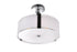 CWI Lighting Lucie 3 Light Drum Shade Chandelier With Chrome Model: 5571P14C-R
