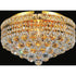 CWI Lighting Luminous 5 Light Flush Mount With Gold Finish Model: 8002C16G
